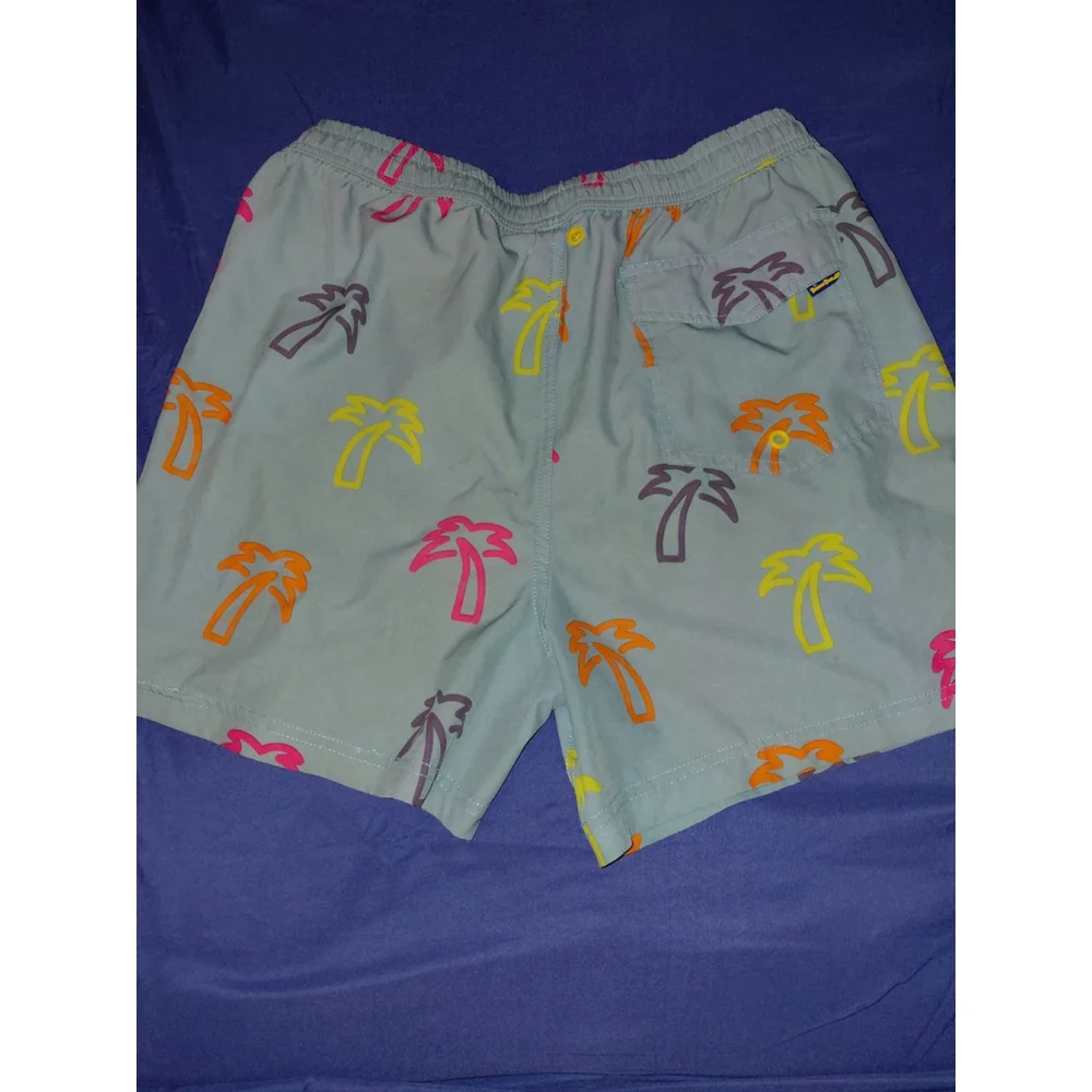 Men's Banana Boat SPF 50 Swimsuit Size Small Shorts Tropical Swim Trunks Lined